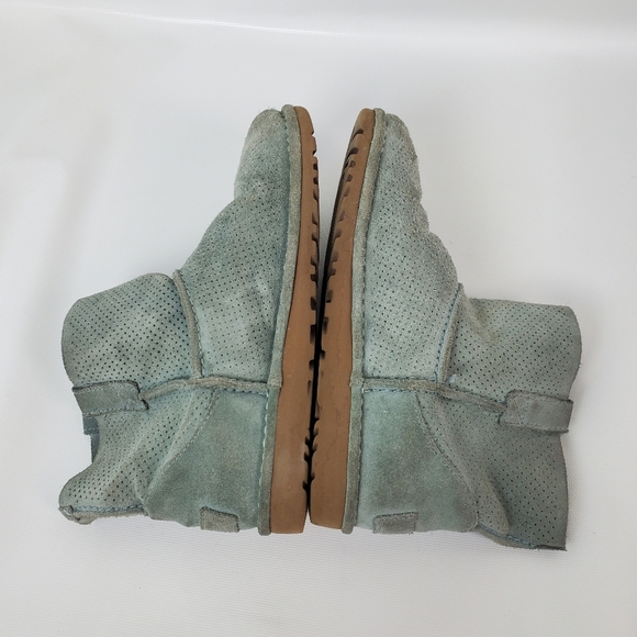 UGG Leather Laser Cut Leather Insoles Slip On Boots - Picture 7 of 11